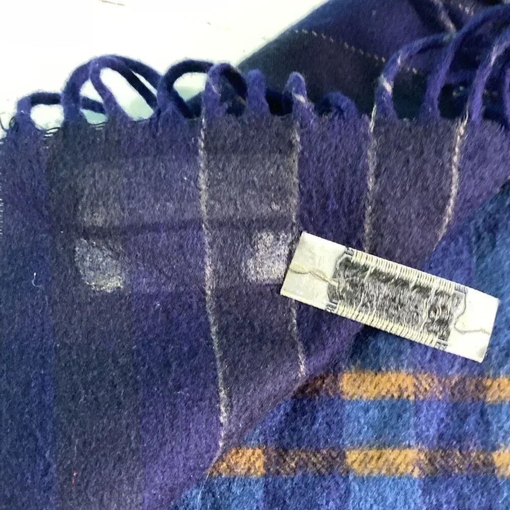 Christopher Hayes blue wool